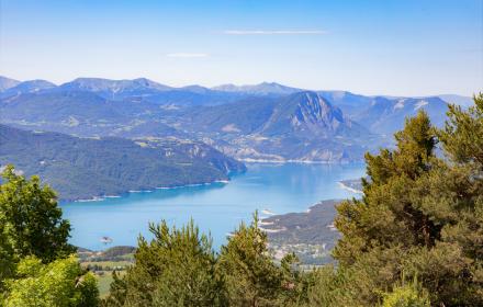 vue lac de Serre-Ponçon